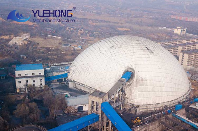 Cheminée de charbon en membrane pneumatique