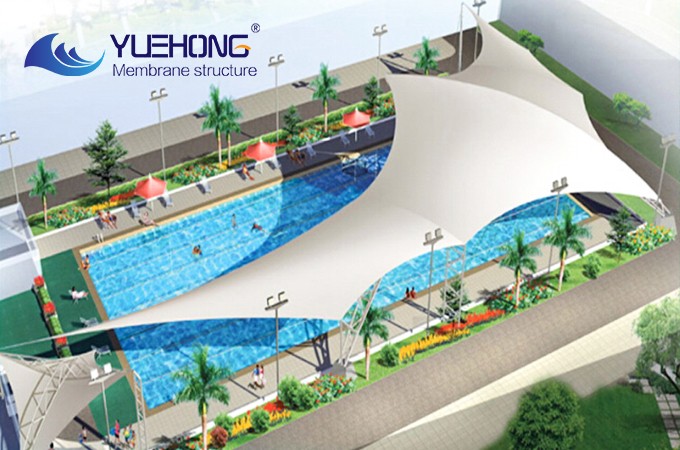Couvertures membranaires pour complexes de natation