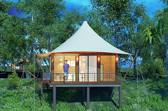 Estrutura Têxtil para Glamping e Hotelaria ao Ar Livre